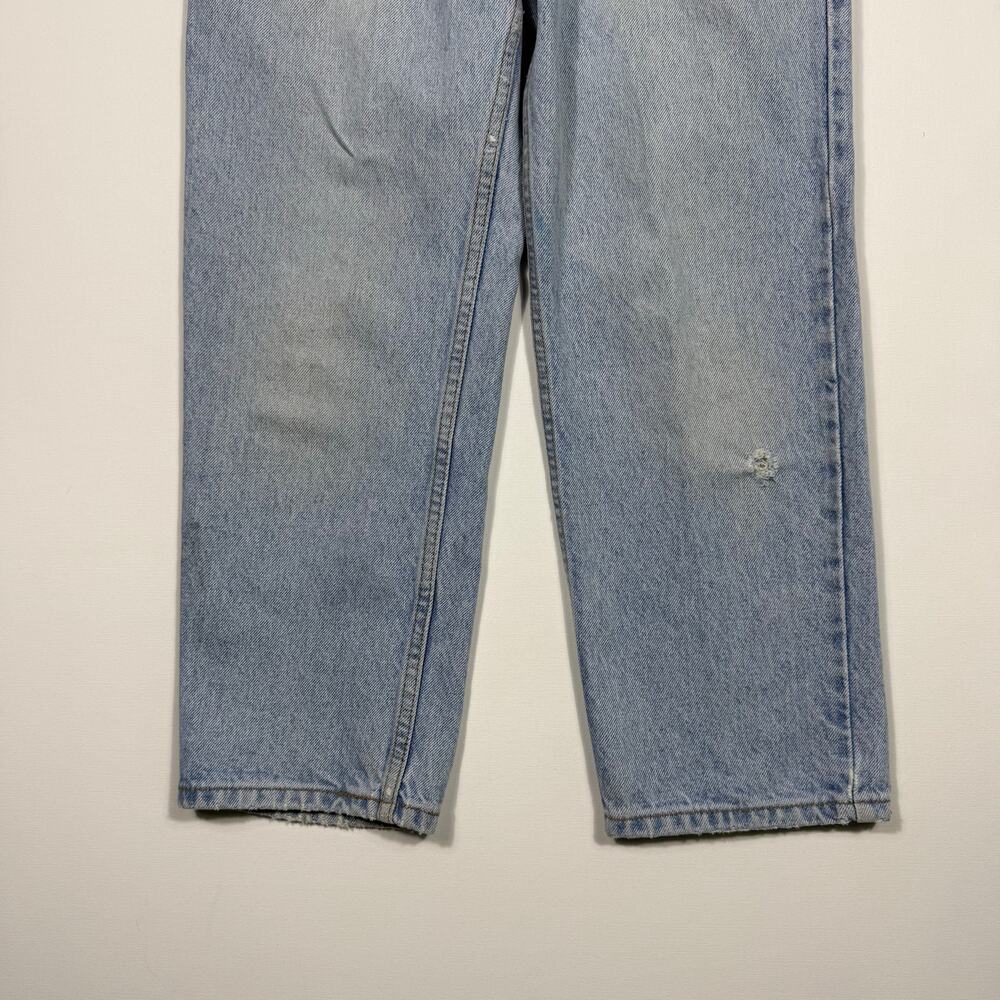 Vintage Levi’s 550 Jeans Light Wash Distressed USA 29x25 Y2K - Picture 5 of 8